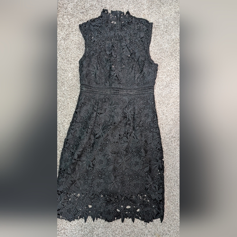 Bardot Black Floral Dress